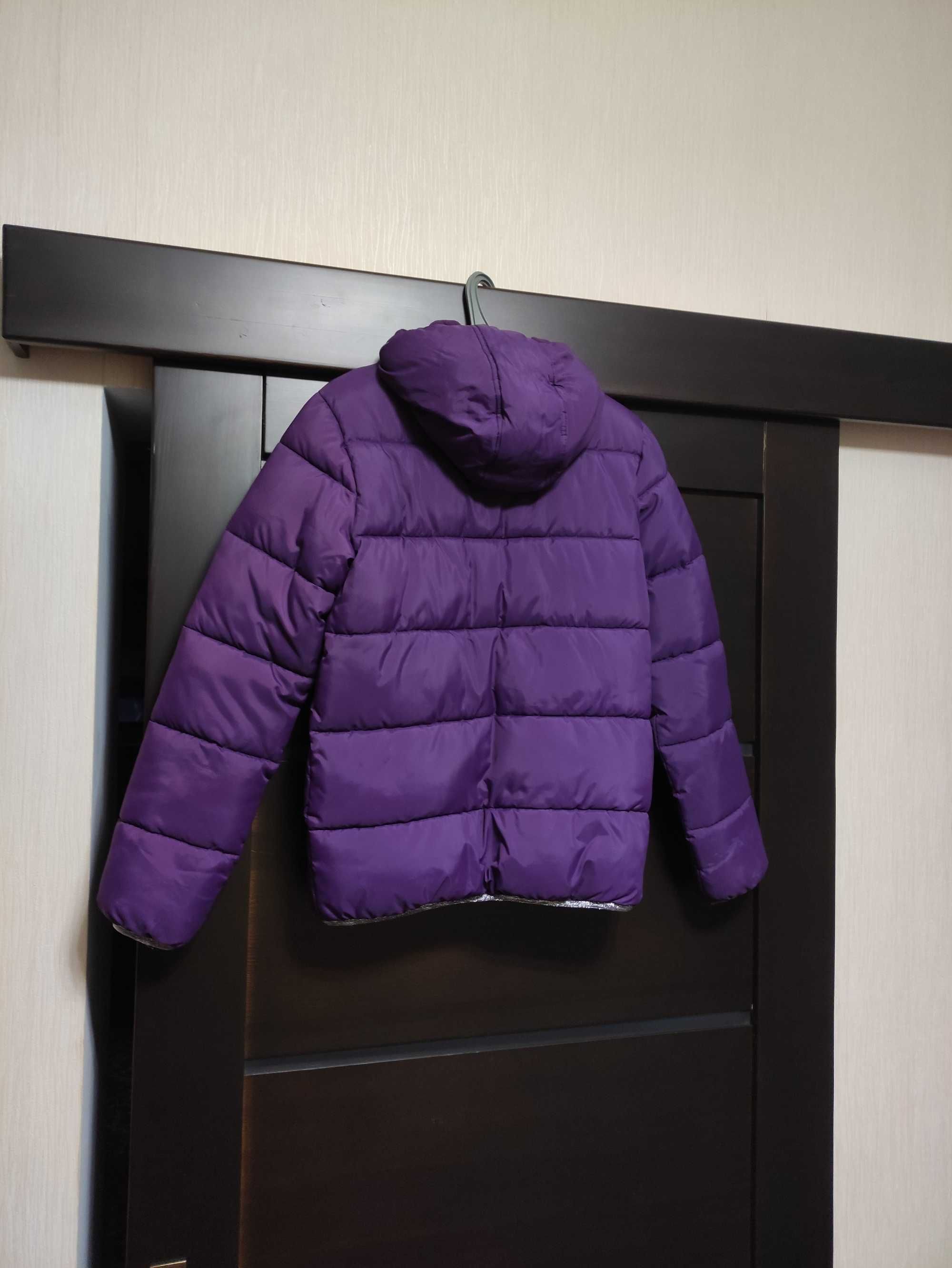 Куртка для девочки утепленная (на 11-12 лет)