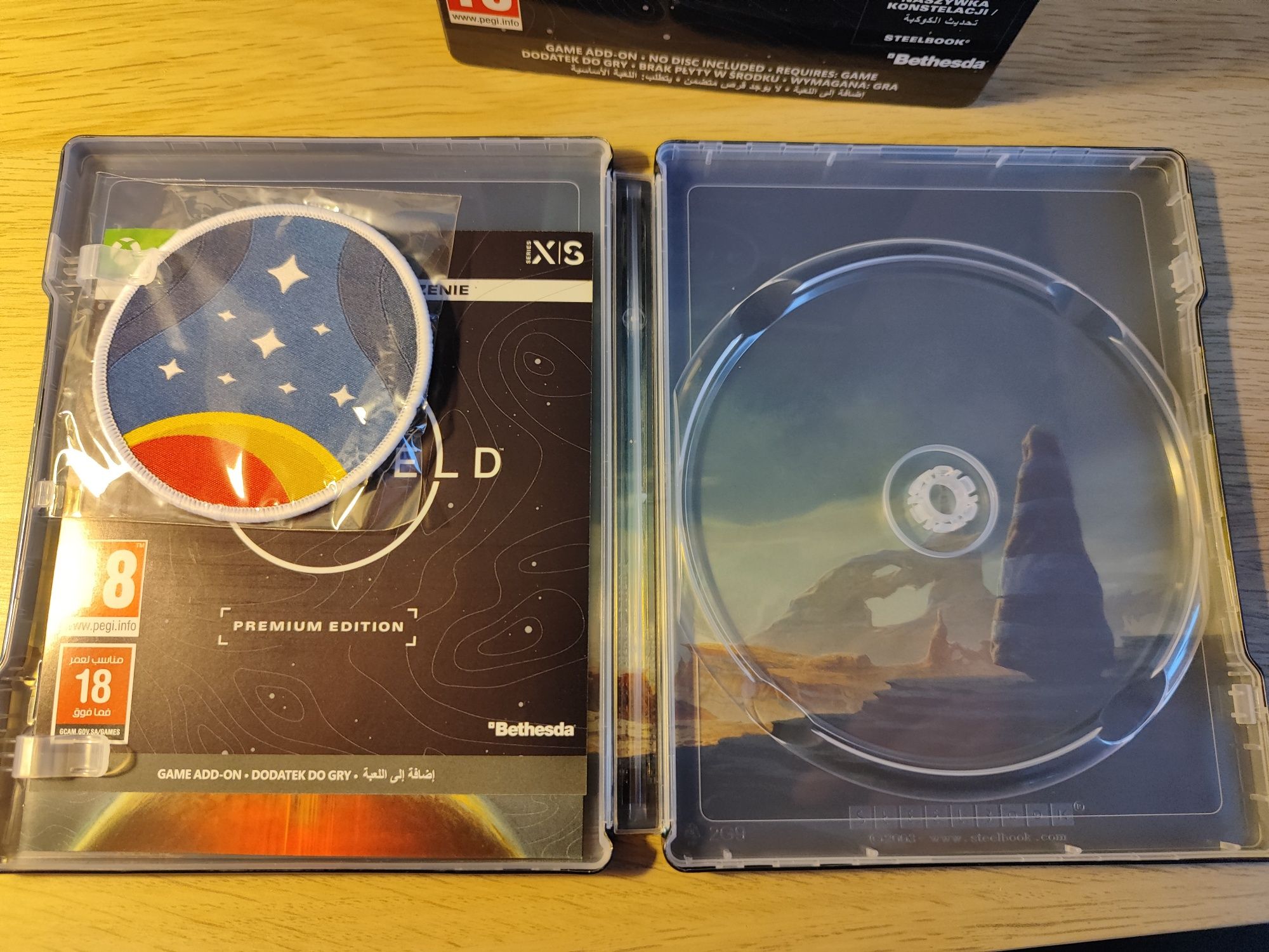 Starfield Steelbook+ naszywka