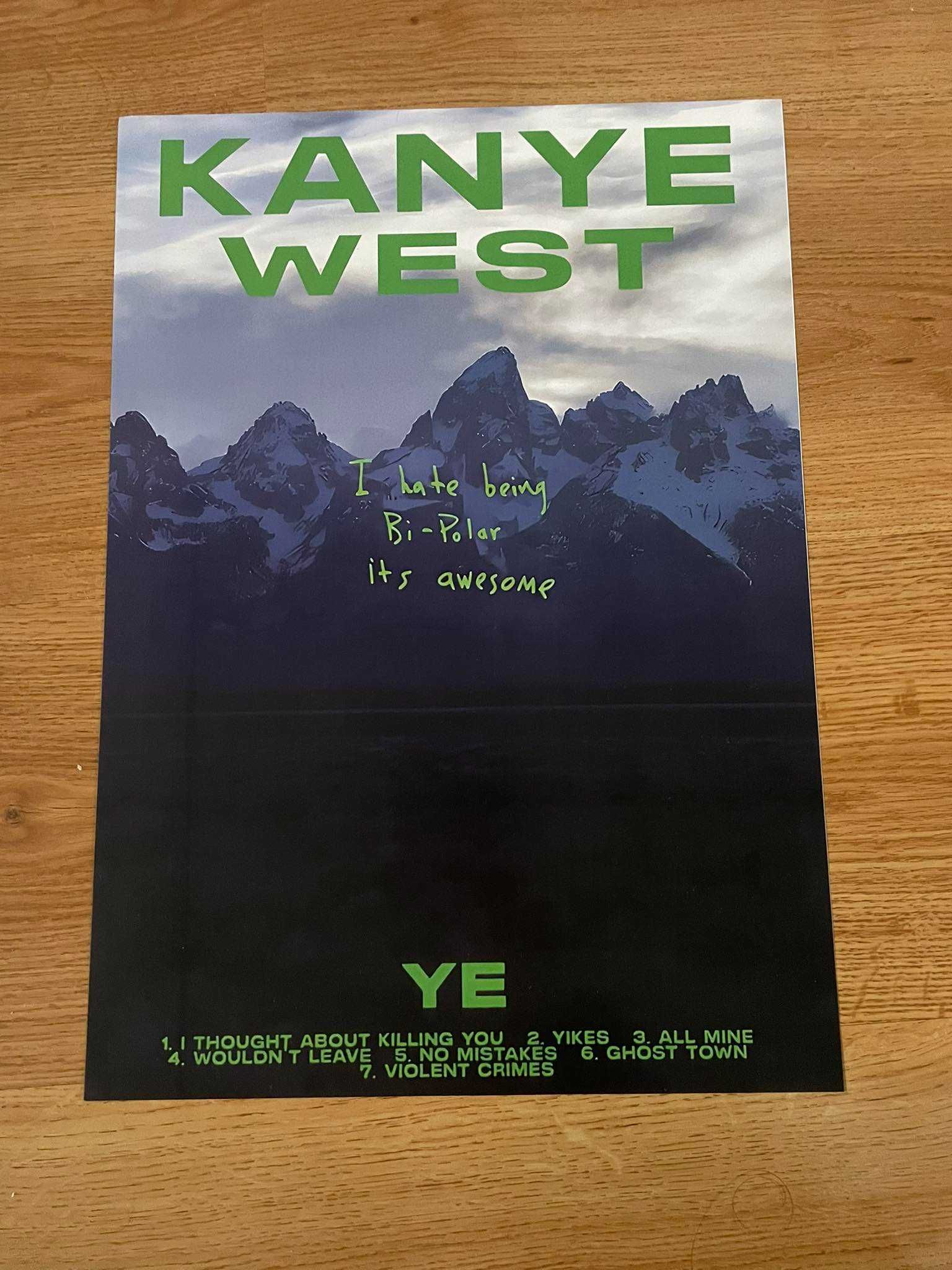 plakat kanye west - ye