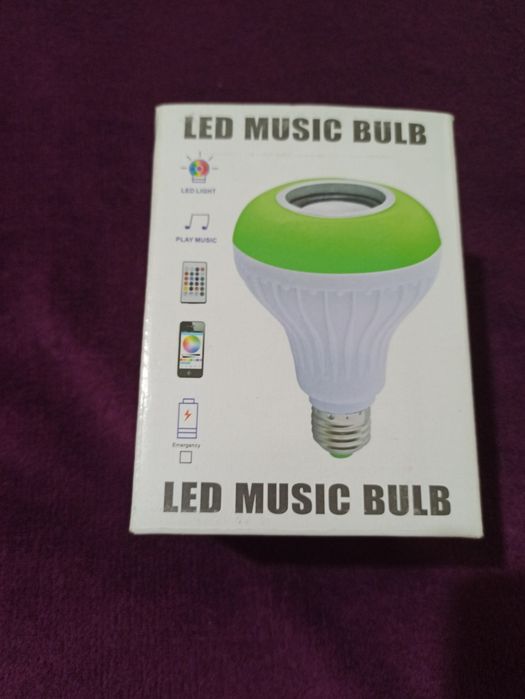 Coluna som lampada bluetooth - Novas 5 euros