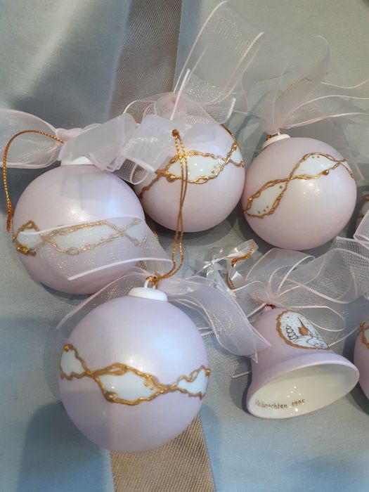 Новорічна,ялинкова порцелянова іграшка фарфор Німеччина.