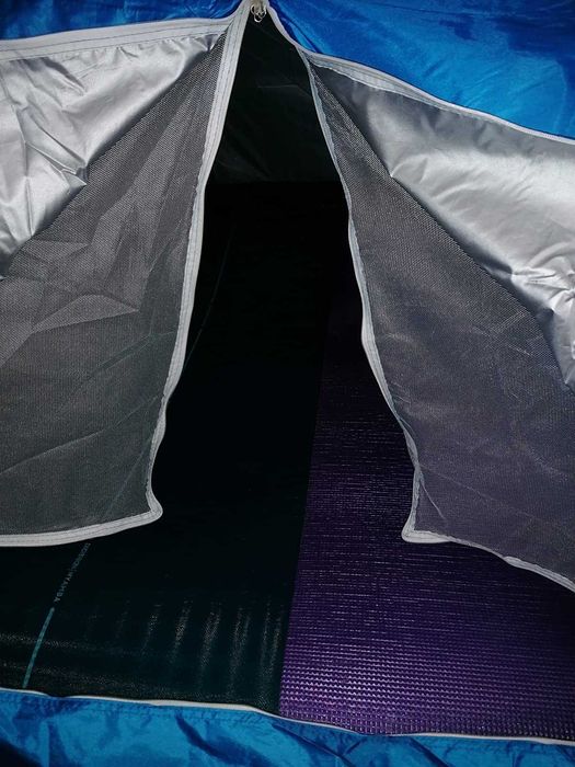 Tenda campismo iglu, 2 pessoas, multicolorido, 200 x 120 x 100 cm