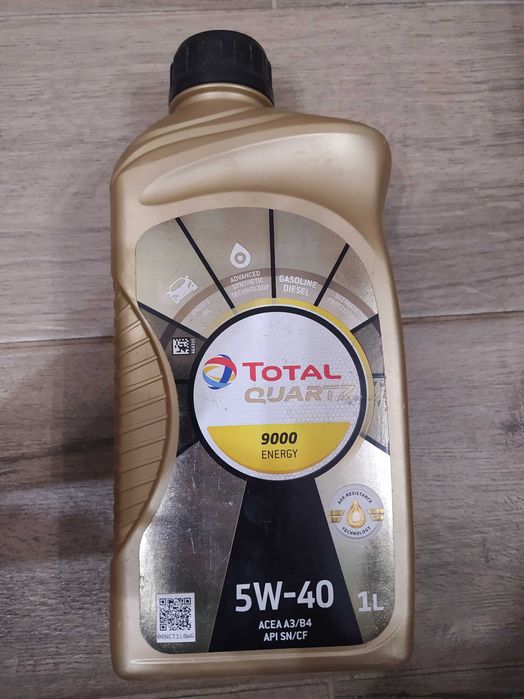 Olej Total Quartz 9000 energy 5w40 1l