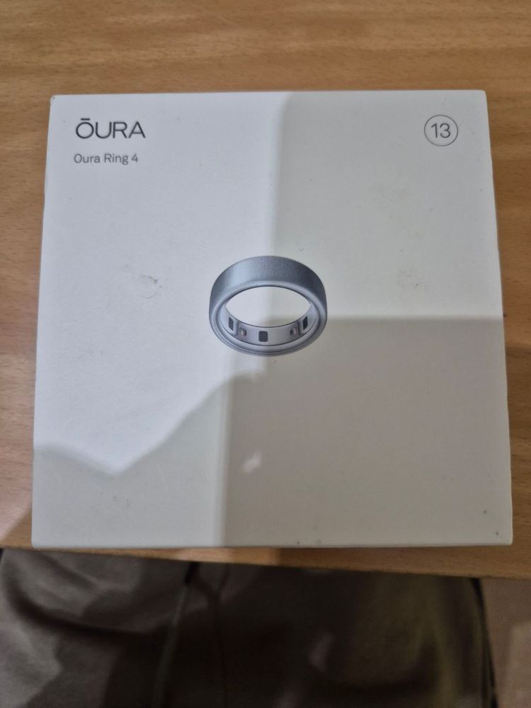 Oura Ring 4 Smart Ring – Nowy, Rozmiar 8, Srebrny