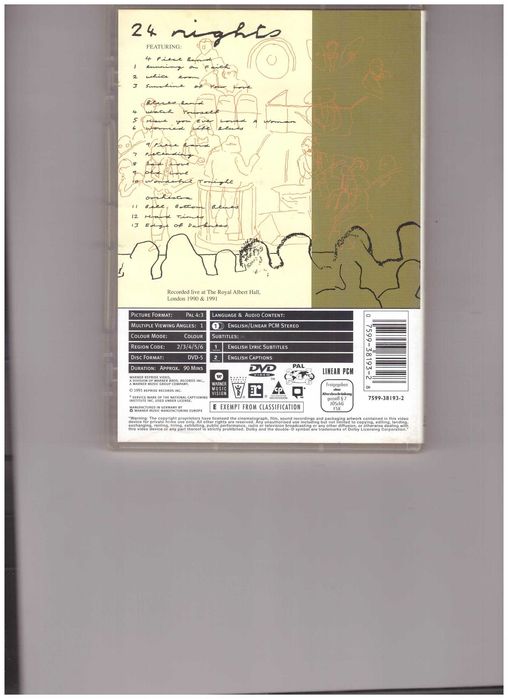 Eric Clapton - 24 Nights - DVD
