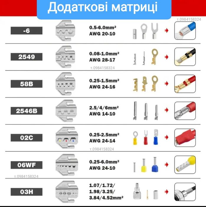 Кримпер обжимка для проводов Обжимные клещи для проводки Стрипер обжим
