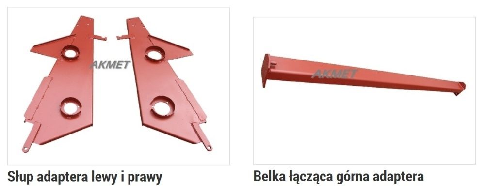 Burty, boki do Rozrzutnik TANDEM PRODUCENT ślimak nadstawki wały osłon