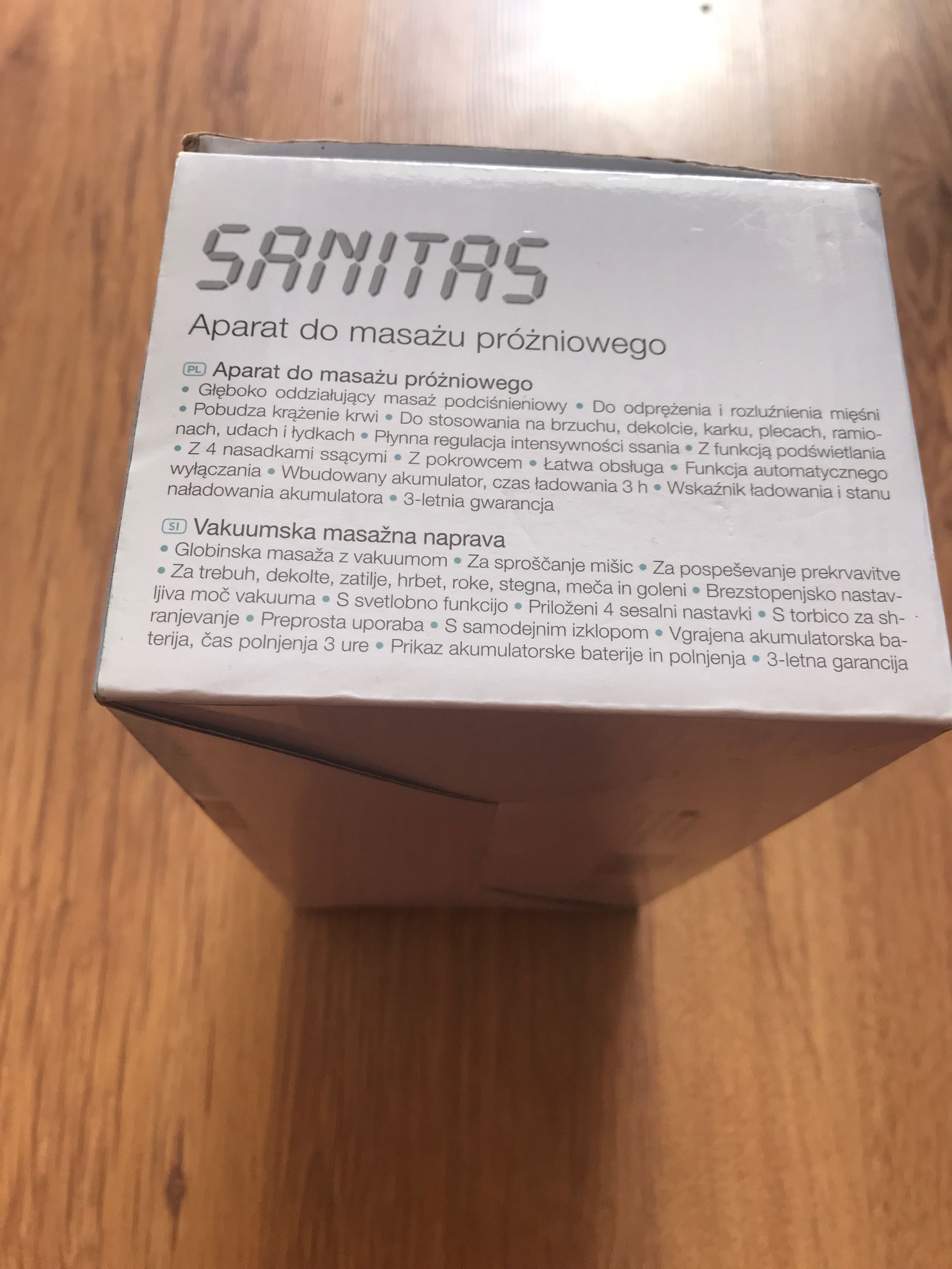 Nowy Aarat do Masażu Próżniowego SANITAS SMG 80
