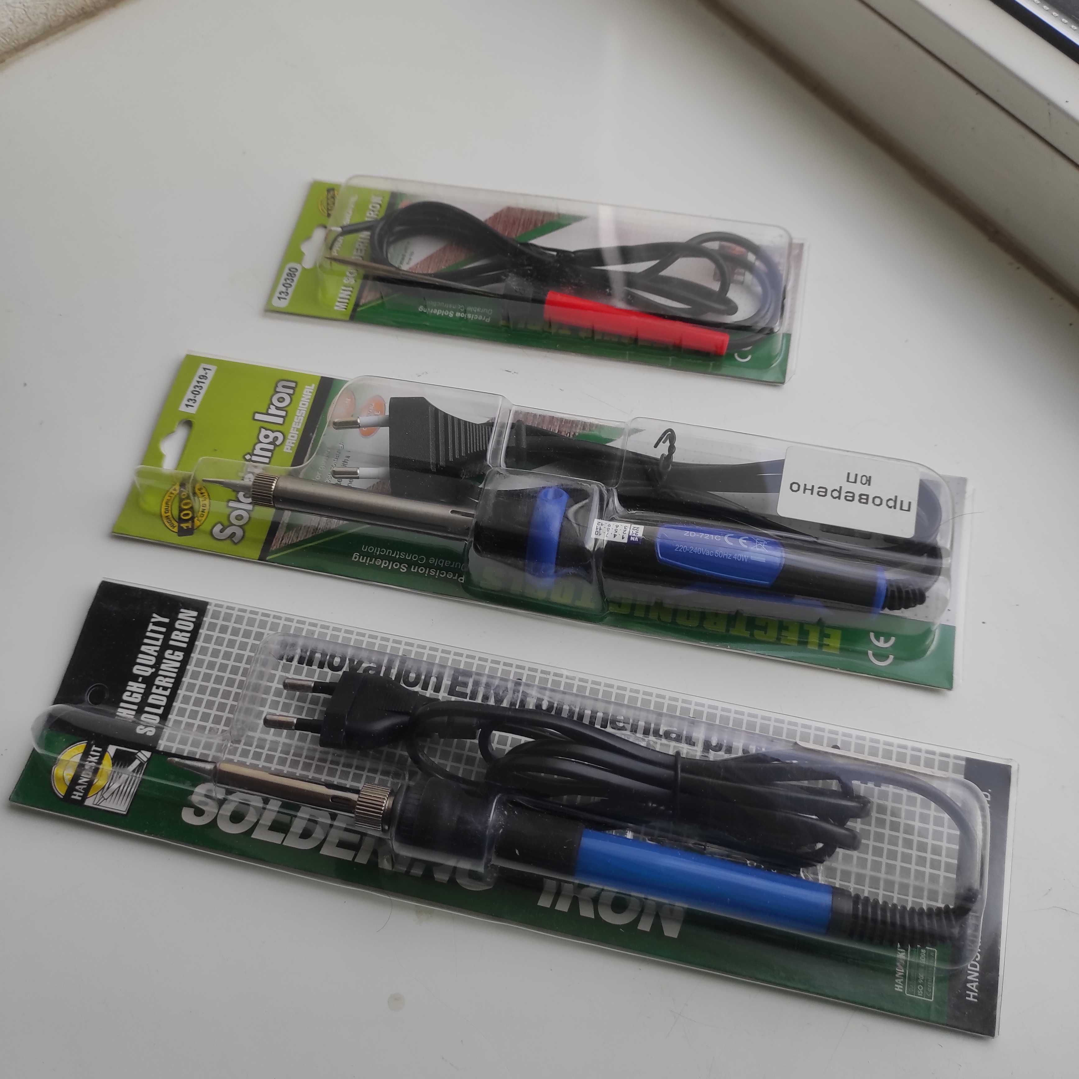 Паяльник soldering iron zd 721c 40 вт