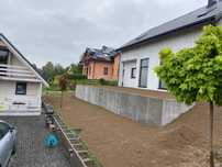 Mur oporowy / elki betonowe / niwelacje terenów