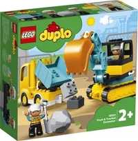 Lego duplo 10931  ciężarówka i koparka gąsiennicowa