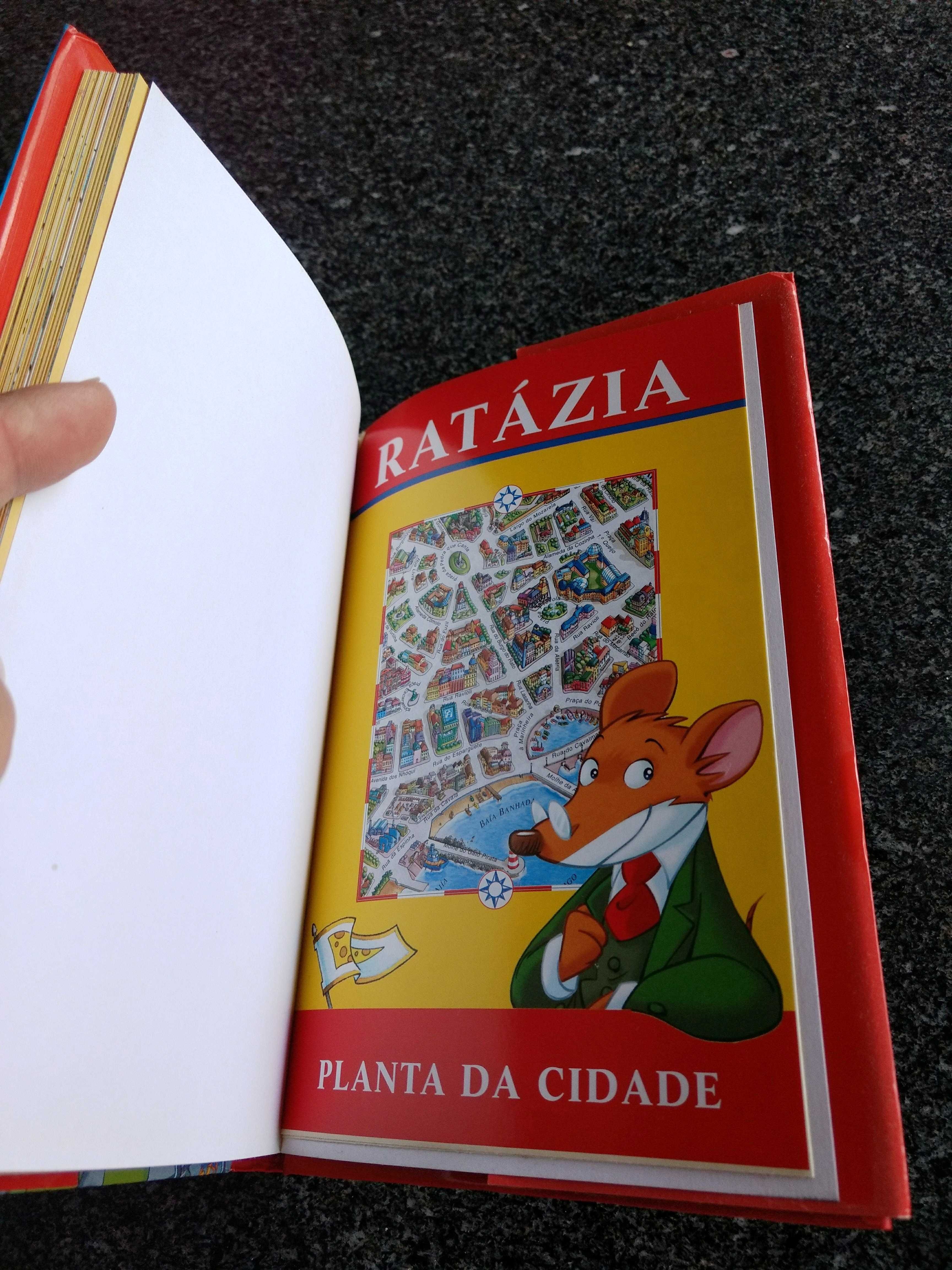 Livros Geronimo Stilton. Capa dura.