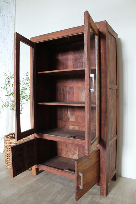 Witryna kolonialna masywna drewniana klasyczna