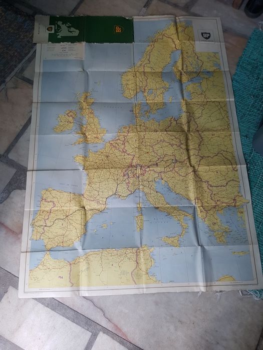 Mapa BP Touring Service