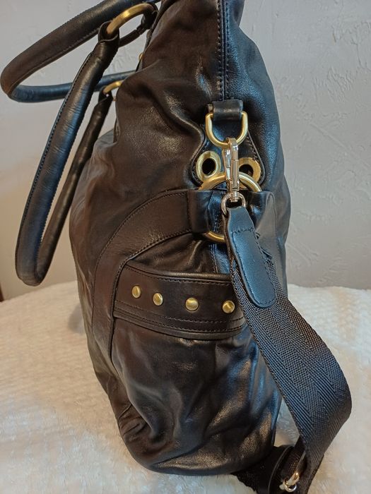 Большая сумка натуральная кожа