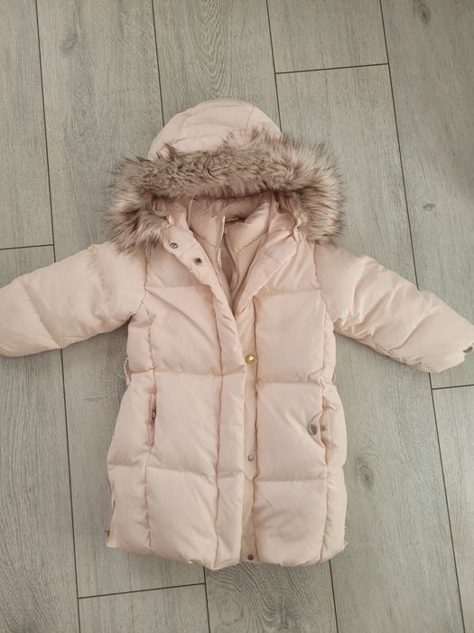 Пуховик зимова куртка  Zara 3-4. Ріст 92 см