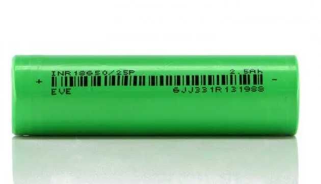 Аккумулятор 18650 EVE INR18650-25P 2500mAh 20A Li-ion высокотоковый