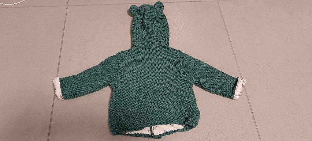 Sweter kurtka dzianinowa. M&S 68 cm