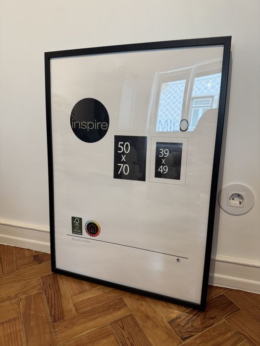 Moldura nova, nunca usada – 50 x 70 cm ou 39 x 49 cm