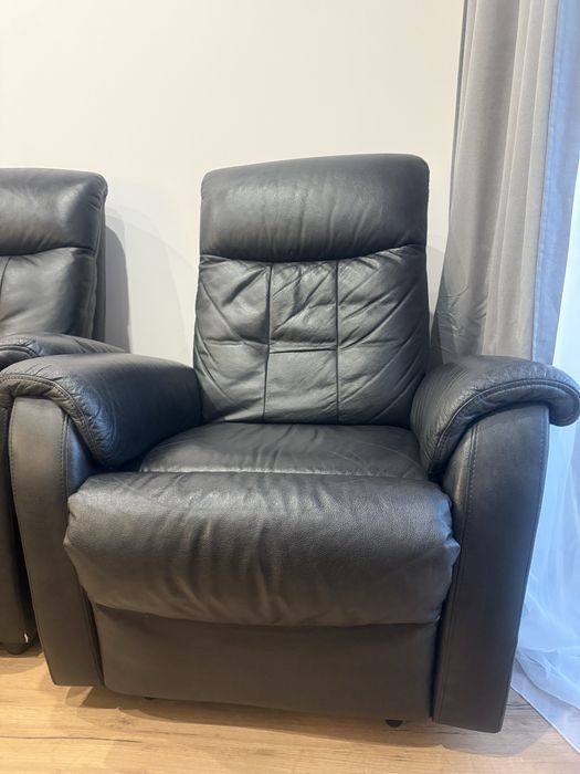 Komplet sofa  2 fotele rozkładane