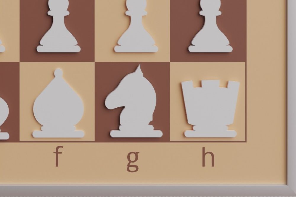 Шахматные фигуры на магните для настенной шахматной доски