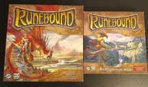gra planszowa Runebound 3rd + Nierozerwalne Więzi + koszulki + insert