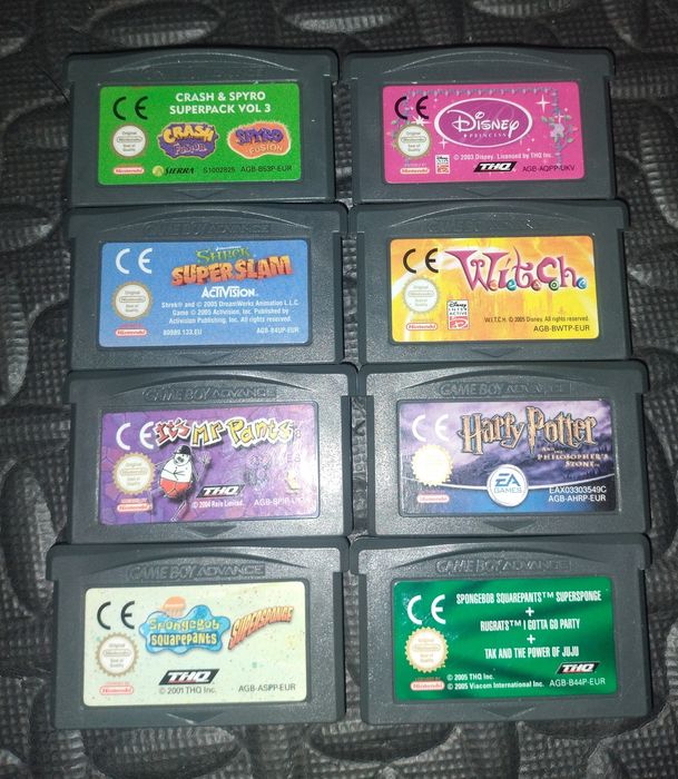 Zestaw gier Game boy Advance