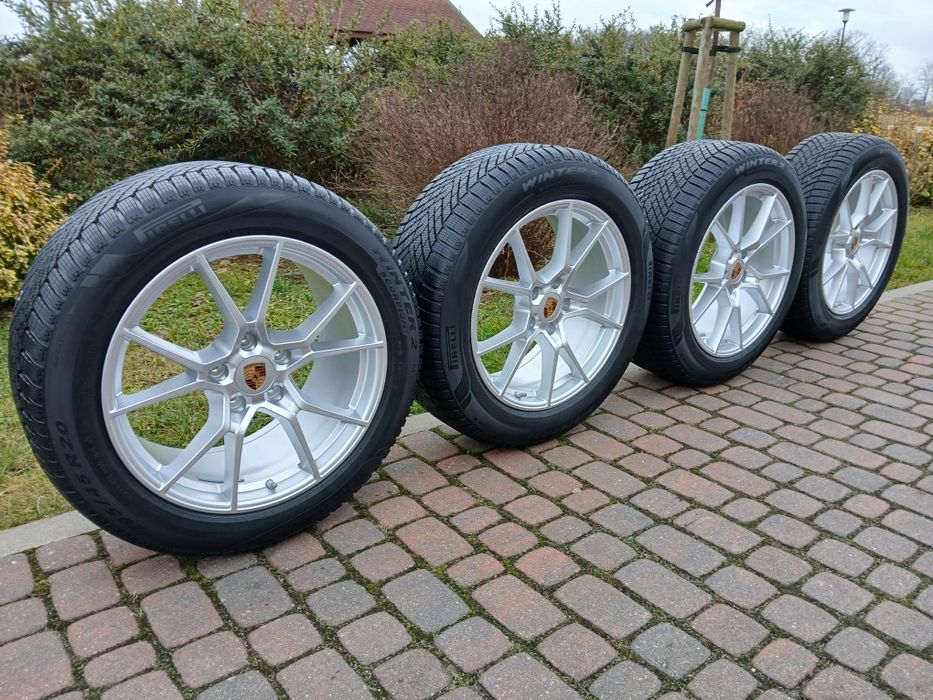 NOWE koła zimowe Porsche Cayenne 20 cali 5x130 Opona Pirelli Oryginał