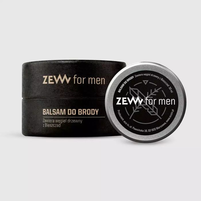 ZEW Balsam do brody z węglem drzewnym z Bieszczad 30 ml NOWA FORMUŁA