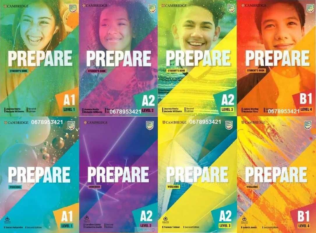 Prepare 2nd edition 1 2 3 4 SB+WB