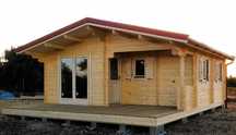 Casa de Madeira Tipo LODGE | T2 – 40m² | Montagem Rápida!