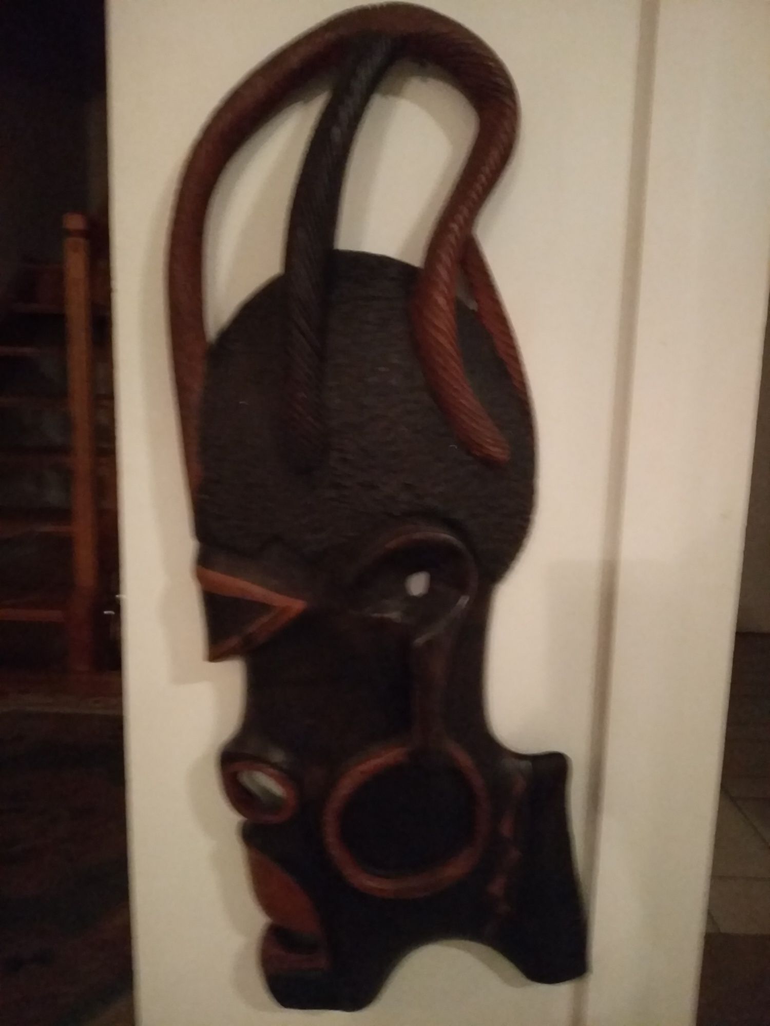 Rzeźba maska afrykanska