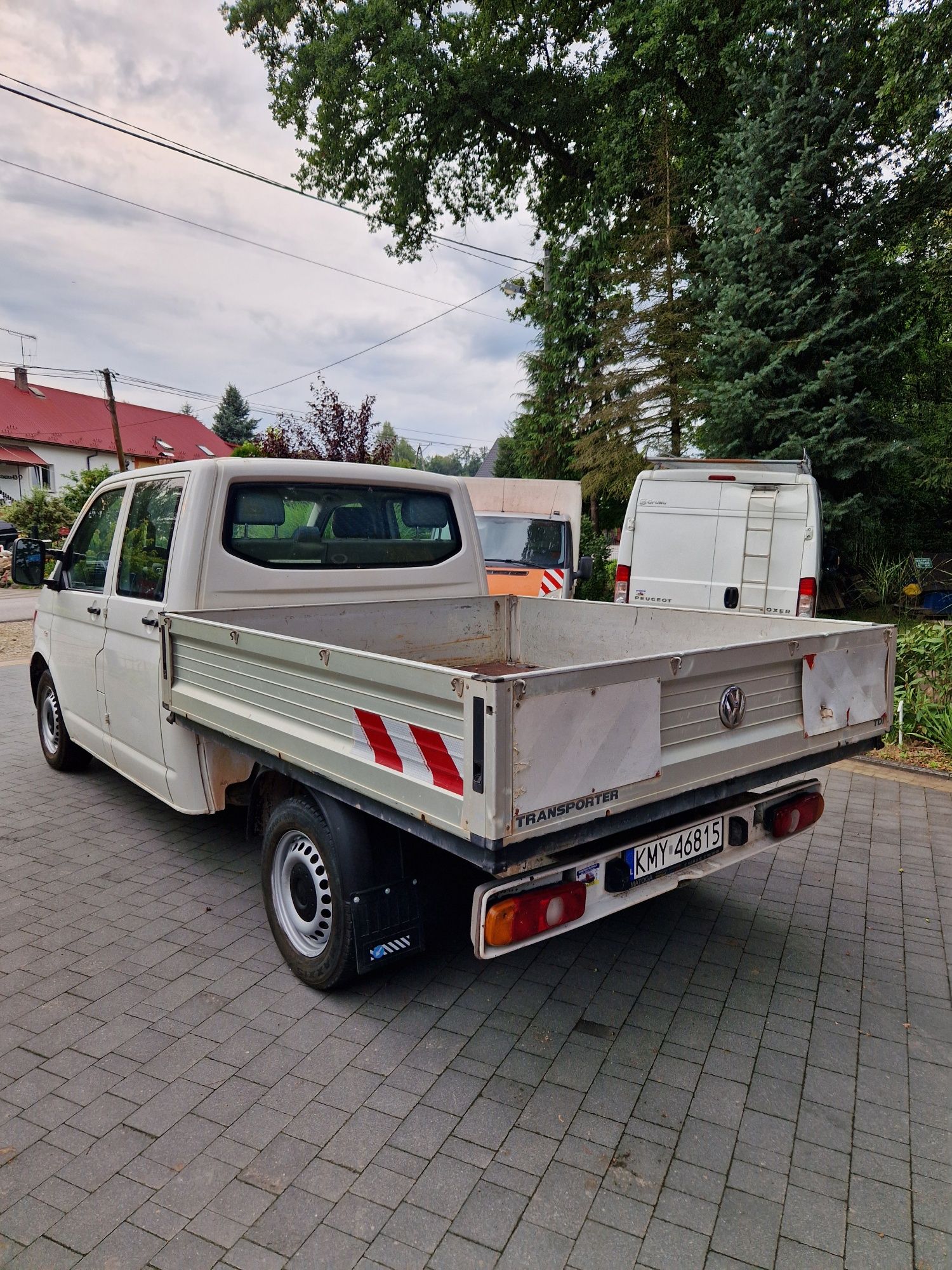 Volkswagen Transporter T6 doka brygadówka skrzyniowy 6 osobowy 2012