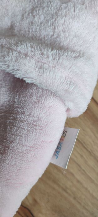 Otulacz różowy w gwiazdki