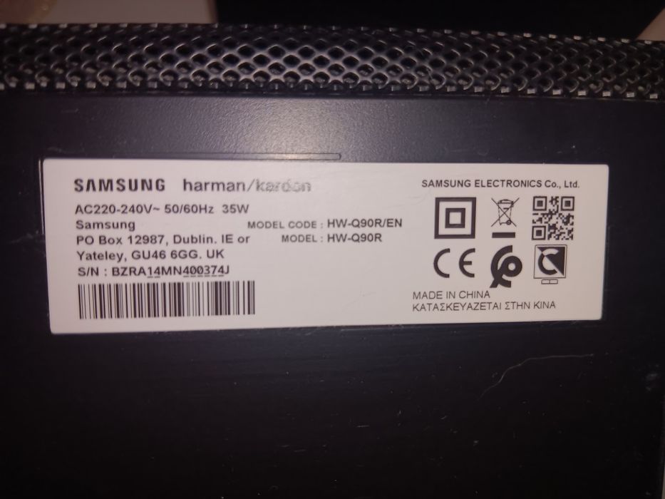 Soundbar HW -Q90R 7.1.4 Samsung Harman/Kordon,gratis uchwyty satelitek