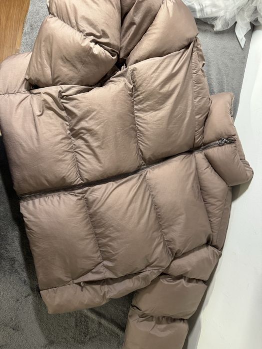 Жіночий пуховик S коричневий  | Теплий зимовий, новий