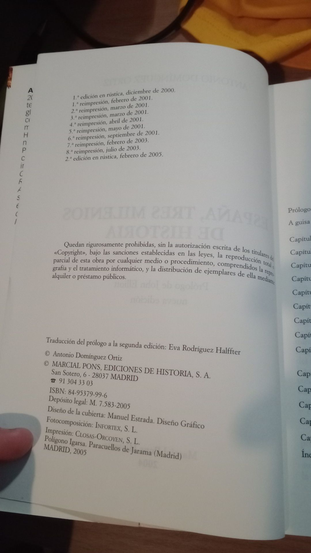 Livro história espanha
