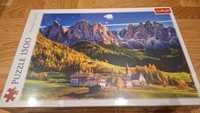 Puzzle Trefl  - 1500 - Dolina Val Di Fumes, Dolomity, Włochy
