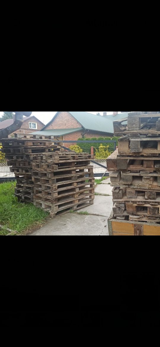 Palety po materiałach budowlanych
