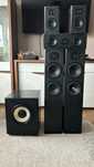 Kino domowe głośniki 5 szt Maudio HCS9920SE + subwoofer