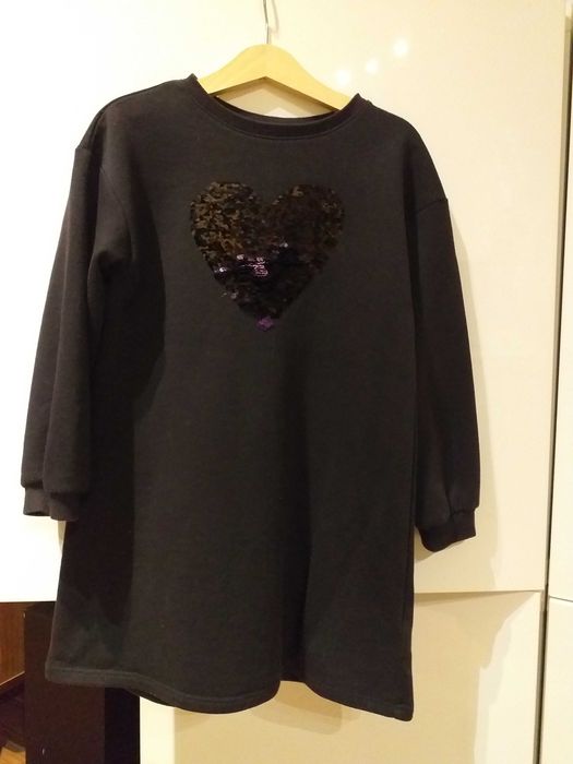 Sukienka dresowa dla dziewczynki H&M  r. 110/116