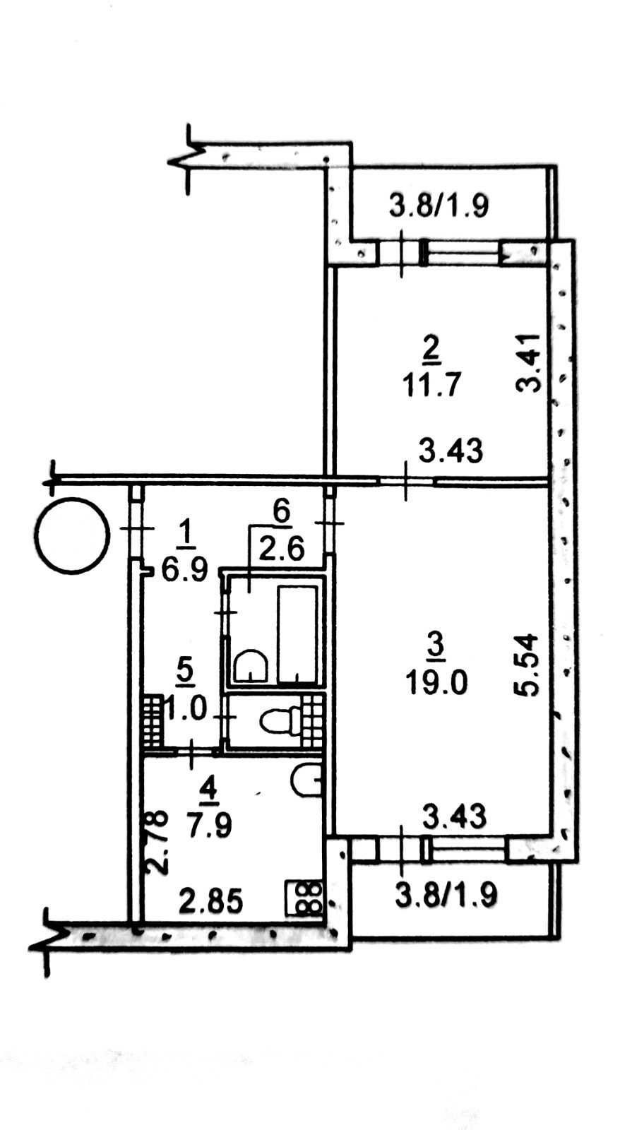 Продается отличная 2-комнатная квартира пр.Мира. Б1