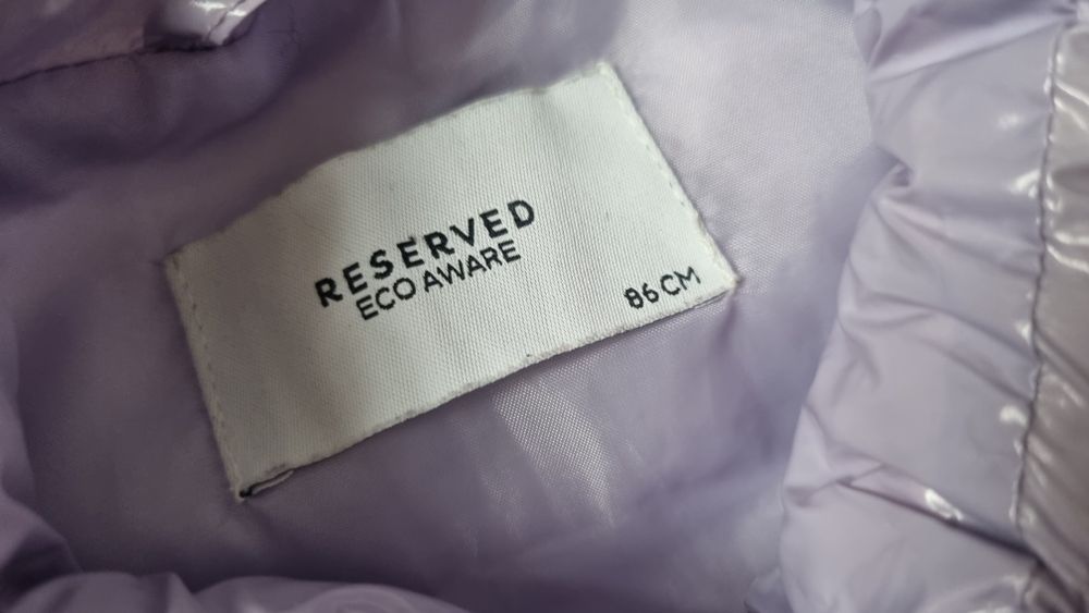 Liliowy bezrękawnik Reserved r. 86