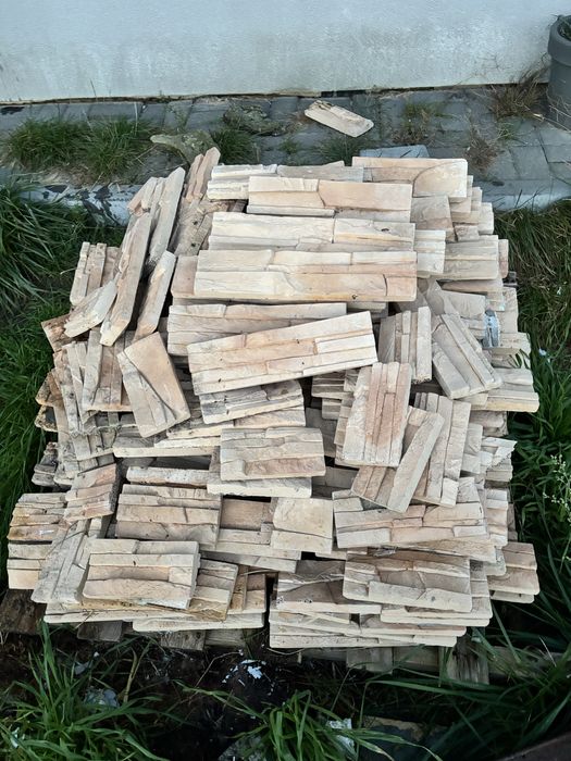 Kamień dekoracyjny/płytki elewacyjne – po demontażu