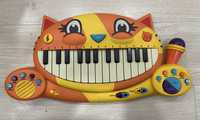 Battat синтезатор пианино кот