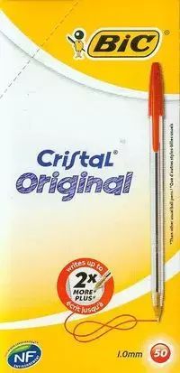Długopis Cristal Original czerwony 50 sztuk. BIC