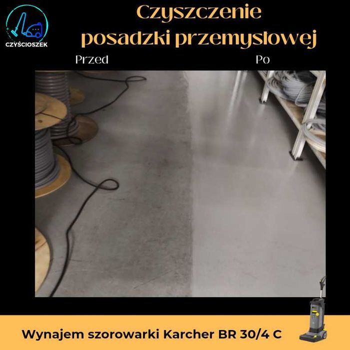 Wynajem Wypożyczenie Profesjonalna Szorowarka Karcher BR 30/4 C Kielce