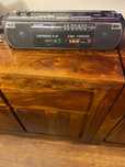 SHARP WQ-267Z(BK) czarny vintage radio magnetofon
