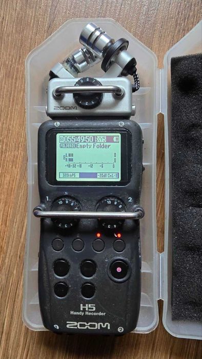 Цифровий диктофон, аудіо рекордер ZOOM H5