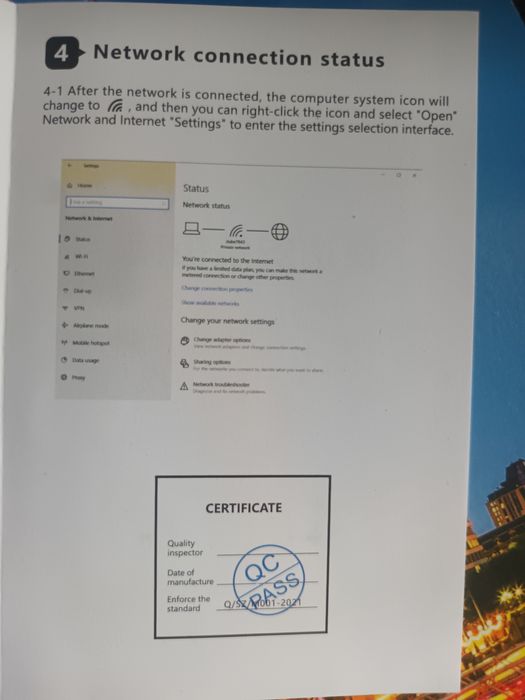 Receptor USB de Wifi + Bluetooth de Alta Velocidade
